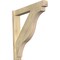 Ekena Millwork Funston Craftsman Rough Sawn Outlooker, Douglas Fir, 6"W x 38"D x 38"H OUT06X38X38FST04RDF - alternate 1